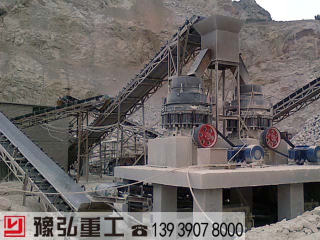 陕西圆锥破碎机现场